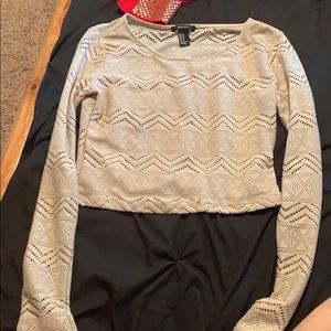 forever 21 cropped shirt